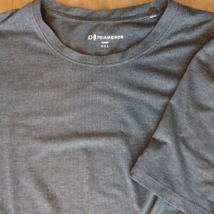 7 Diamonds Men's Charcoal Tee